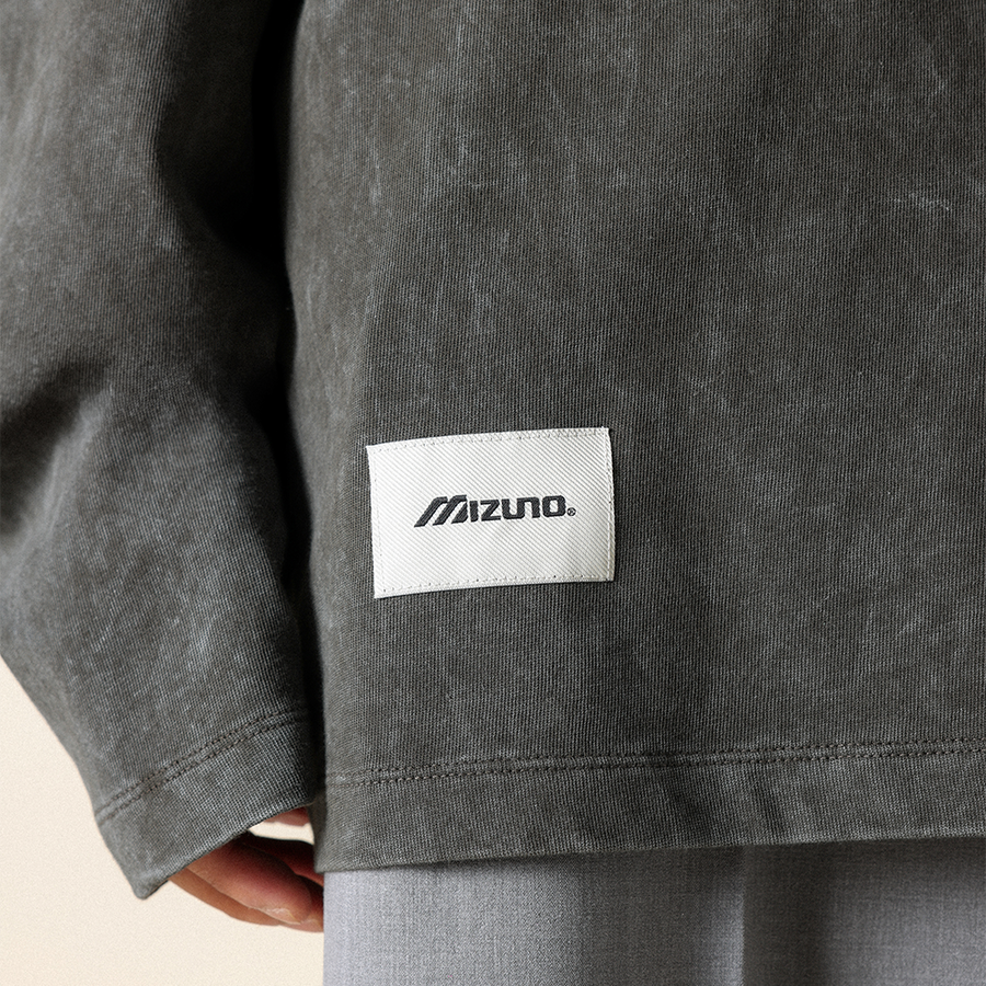 Mizuno Sportstyle FloraTech Long Sleeve Peat Charcoal